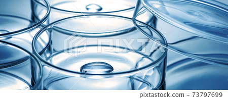 Vaccine test petri dish blue vaccine test petri dish ペクチン 73797699