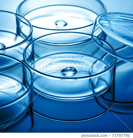 Vaccine test petri dish blue vaccine test petri dish ペクチン 73797700