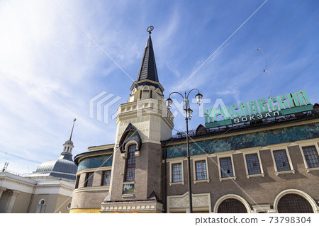 Yaroslavsky railway station building, Moscow, Russia 73798304