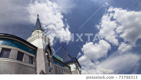 Yaroslavsky railway station building, Moscow, Russia 73798313