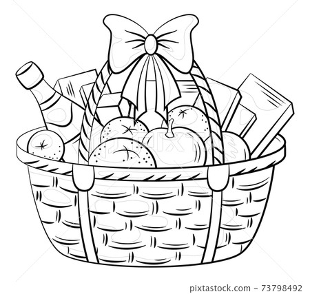 Basket with Gifts Basket with Gifts 73798492