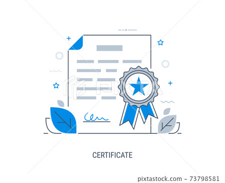 Product certification vector illustration Product certification vector illustration 73798581