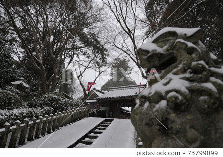 Snow Yoshimizu Shrine Yoshinoyama Snow Yoshimizu Shrine Yoshinoyama 73799099