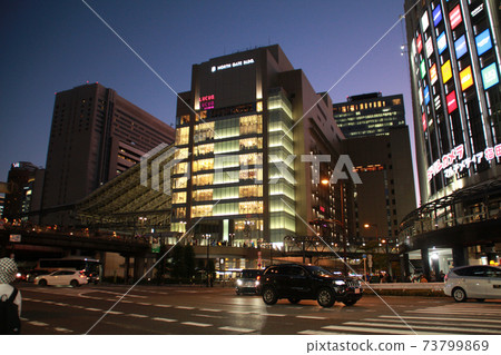 Night view of Osaka Umeda 73799869