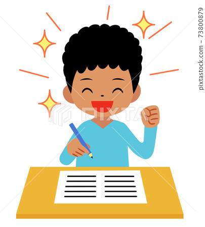 Boy studying Boy studying 73800879