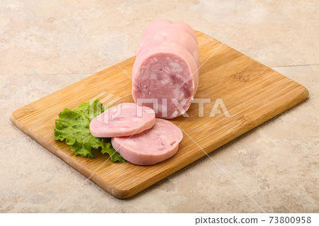 Natural ham with two slices 73800958