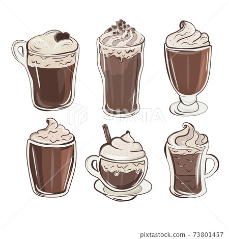 Chocolate milkshake set Chocolate milkshake set 73801457