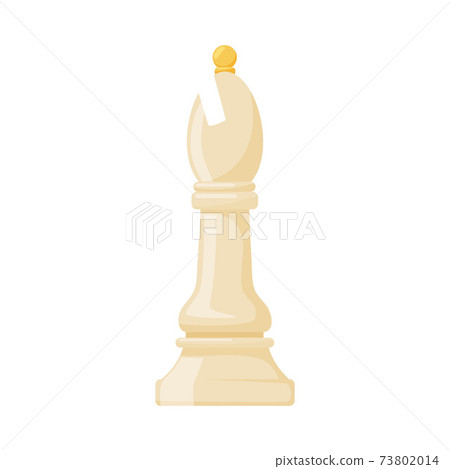 White Bishop as Chess Piece or Chessman Vector Illustration White Bishop as Chess Piece or Chessman Vector Illustration 73802014