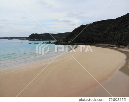 五島群島的福江島“通里海灘”（鳥瞰圖） 73802255