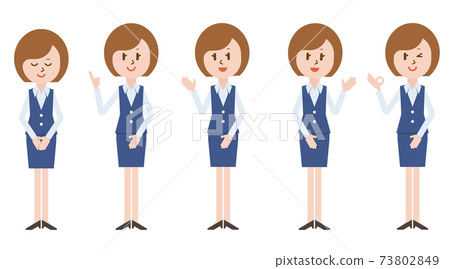 Office worker Business woman OL (whole body) Office worker Business woman OL (whole body) 73802849