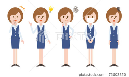 上班族女商人OL(全身) 上班族女商人OL(全身) 73802850