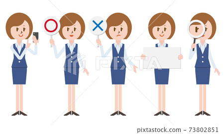 Office worker Business woman OL (whole body) 73802851