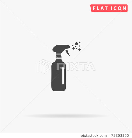 Spray Bottle flat vector icon - Stock Illustration [73803360] - PIXTA