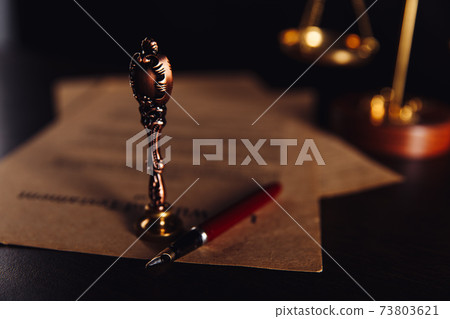 Notary public, attorney. Law concept with stamp in courtroom. Law judge contract court legal trust legacy stamp concept Notary public, attorney. Law concept with stamp in courtroom. Law judge contract court legal trust legacy stamp concept 73803621