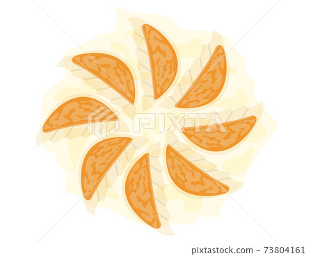Vector illustration of dumplings Chinese food 73804161
