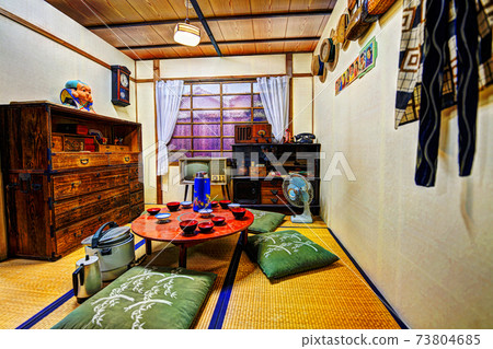 Supper in the Showa tea room Supper in the Showa tea room 73804685