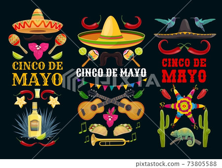 Cinco De Mayo Illustration Set