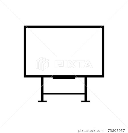 Interactive whiteboard with stand Interactive whiteboard with stand 73807957