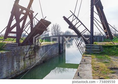 Historic Canal Draw Bridge 73809550