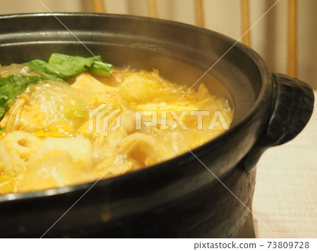 Hot winter hot pot cooking 73809728