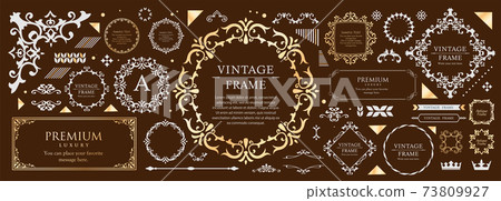 Wedding frame vintage antique 73809927
