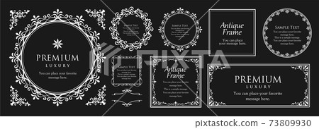 Wedding frame vintage antique 73809930