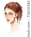 Up style woman 73810382