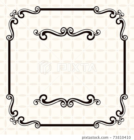 Decorative vector frame Decorative vector frame 73810410