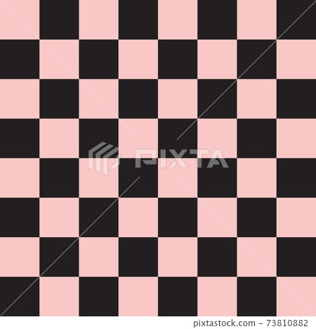 Vector seamless pattern of checkered chess board 73810882