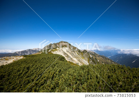 《Northern Alps Mt. Suisho》 Ridge leading to the summit of Mt. Suisho 73815053