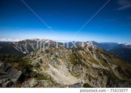 《北阿爾卑斯山》從水所山頂到赤石山,八角石山和立山山脈 《北阿爾卑斯山》從水所山頂到赤石山,八角石山和立山山脈 73815077