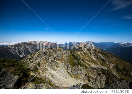 《北阿爾卑斯山》從水所山頂到赤石山,八角石山和立山山脈 《北阿爾卑斯山》從水所山頂到赤石山,八角石山和立山山脈 73815078