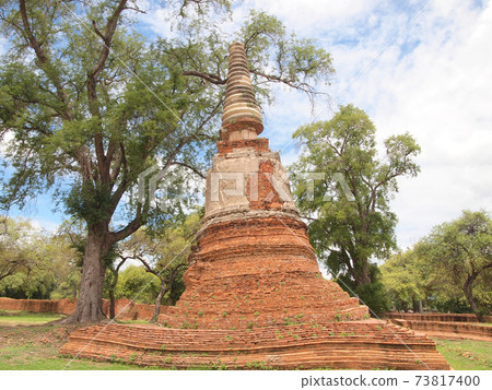 Pagoda in a temple Pagoda in a temple 73817400