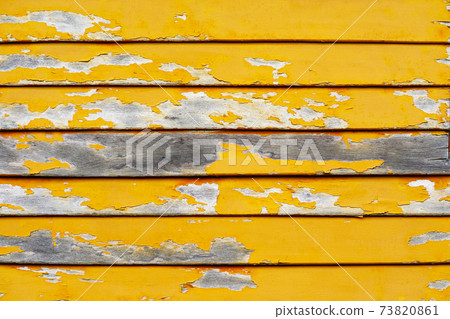 old wood pieces background texture surface and yellow color abrasions old wood pieces background texture surface and yellow color abrasions 73820861