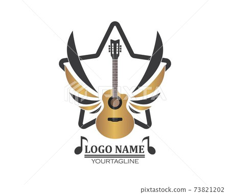 guitar icon logo vector illustration design guitar icon logo vector illustration design 73821202