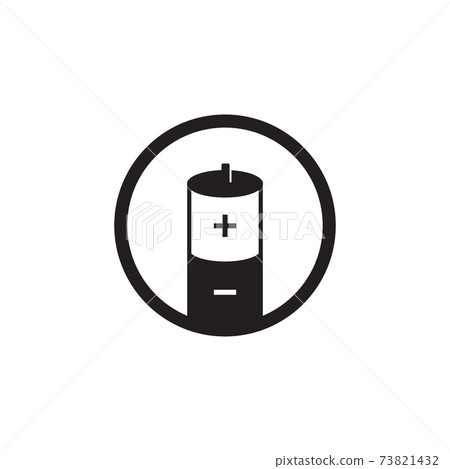 Battery icon logo design template Battery icon logo design template 73821432