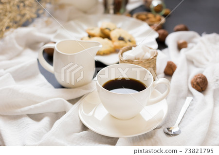 Coffee Time Break Cafe and Chocolate chip cookies Leisure Relaxation 73821795