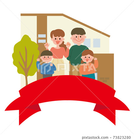 Family and dream home 73823280