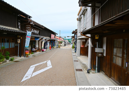 岐阜縣岩田市岩村城町本町舊市容 73823485