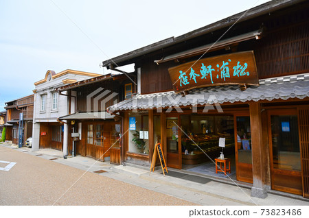 岐阜縣岩田市岩村城町本町舊市容 73823486