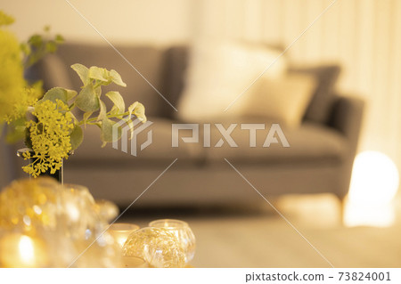 晚上的客廳 晚上的客廳 73824001