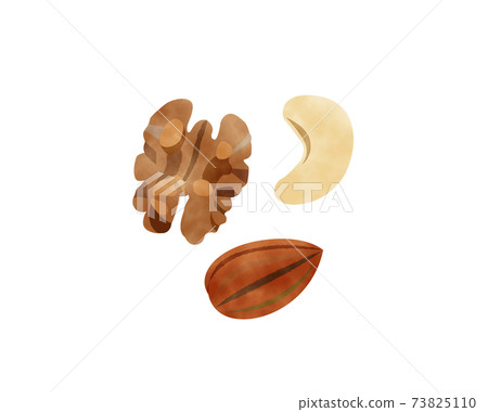 Ingredients that boost immunity / sugar restriction / watercolor / nuts Ingredients that boost immunity / sugar restriction / watercolor / nuts 73825110