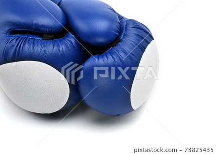 Boxing gloves on a white background.Mitt 73825435