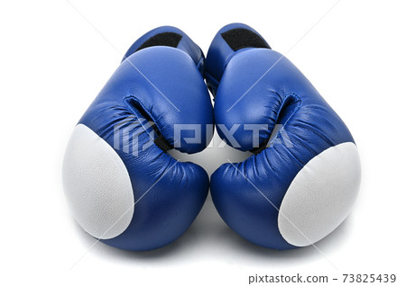 Boxing gloves on a white background.Mitt 73825439
