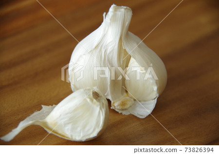 A piece of garlic A piece of garlic 73826394