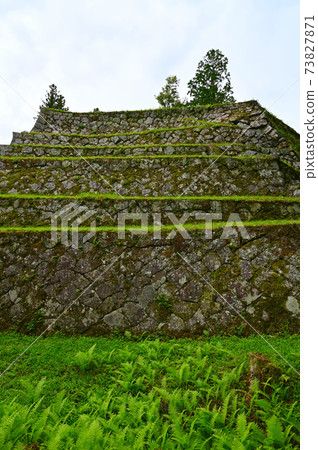 岩村城跡，三重塔遺址石垣惠那市 73827871
