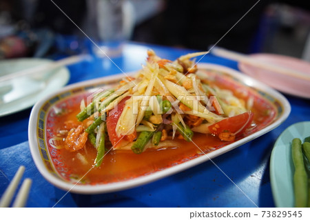 Local street food Thai food in Bangkok 02 Som Tam Thai 73829545