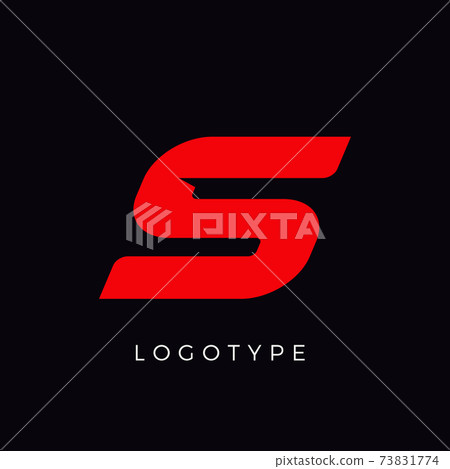 Speed letter S. Red race monogram logo. Italic bold racing style vector latin character. Letter for branding. Typeset design. Speed letter S. Red race monogram logo. Italic bold racing style vector latin character. Letter for branding. Typeset design. 73831774