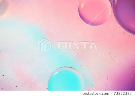 Defocused pastel colored abstract background picture made with oil, water and soap Defocused pastel colored abstract background picture made with oil, water and soap 73832383