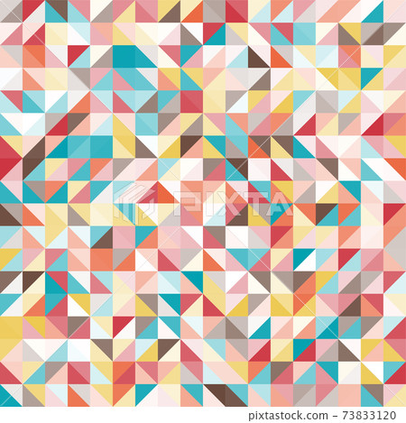 Triangular Geometric Pattern Surface Colorful geometric pattern. Triangle surface... - Stock Illustration ...